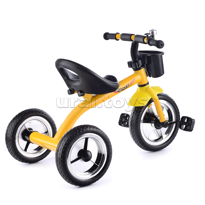 Велосипед XEL-002-1, 3-х колесный, желтый