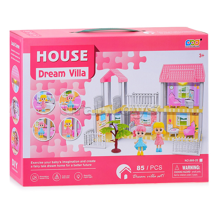 Дом для куклы "Dream house-6" в коробке