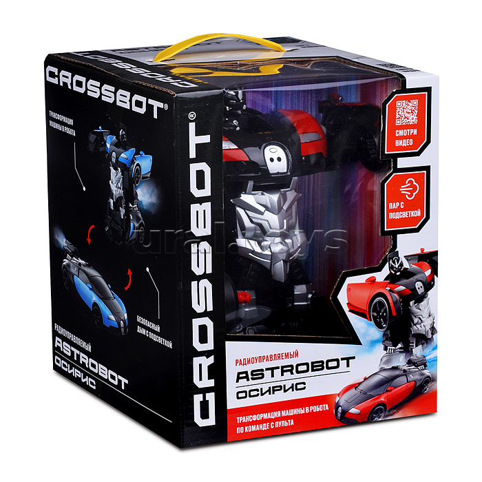 Машина-Робот р/у Astrobot Осирис, пар с подсветкой, аккум., красн.