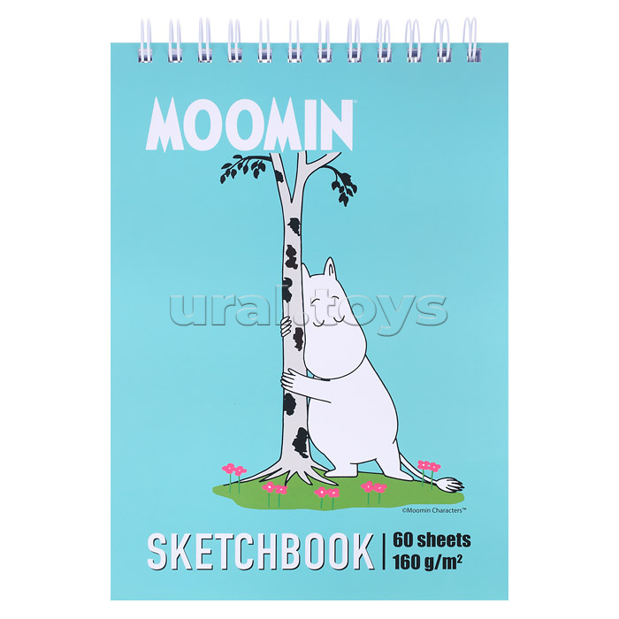 Скетчбук 60л. А5 "Moomin"
