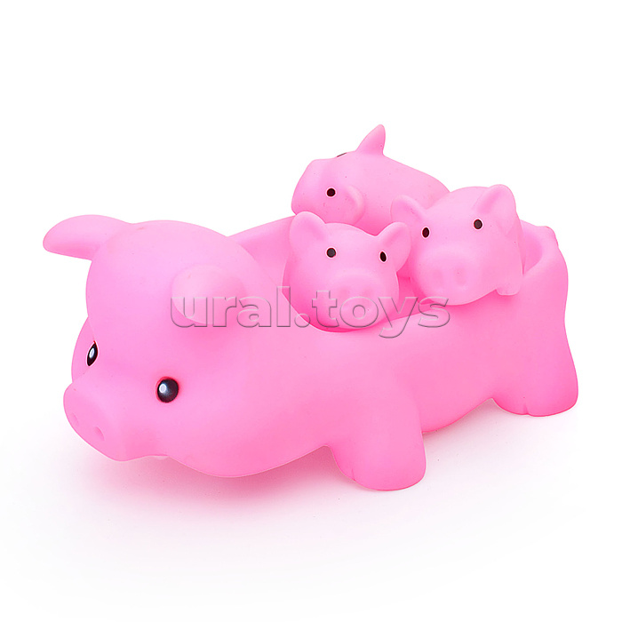 Набор "Веселое купание со свинками" в сетке