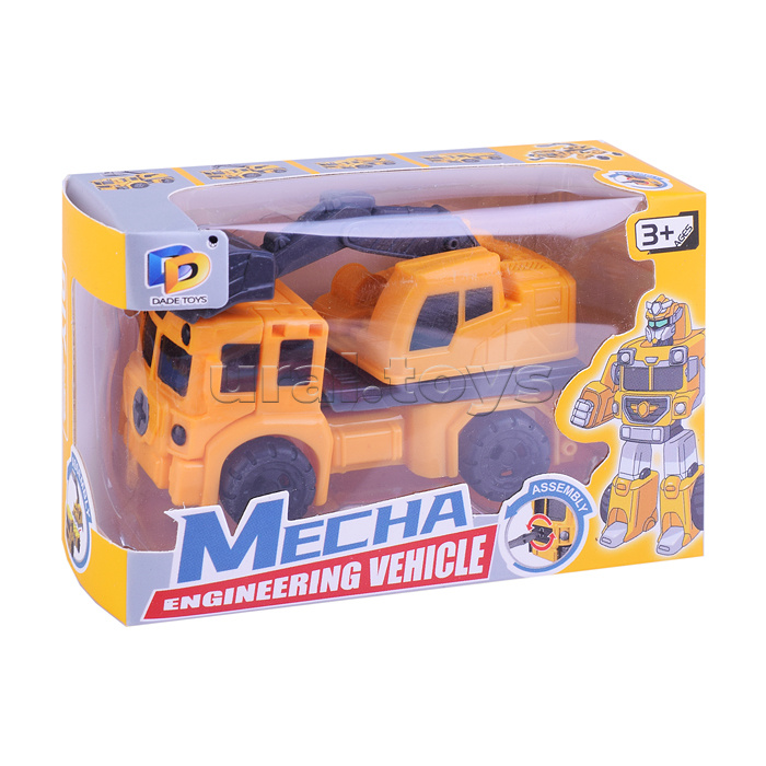 Робот-Машина "Mecha. Строительная техника" в коробке