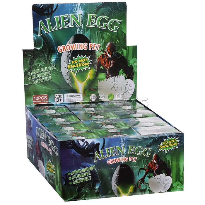 Игрушка-сюрприз "Инопланетянин" в яйце (растущее животное)