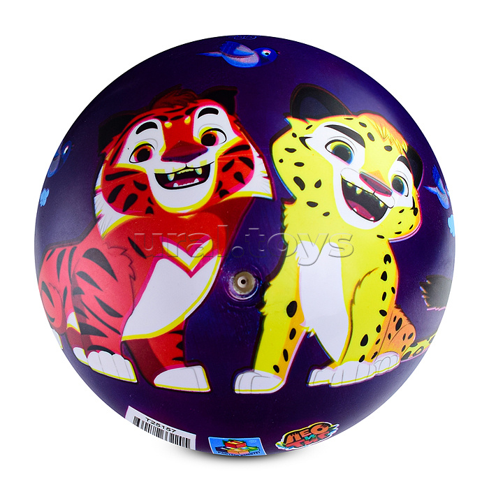 Мяч ПВХ "Лео и Тиг" полноцветн, 23 см, 85 г, сетка и бирка