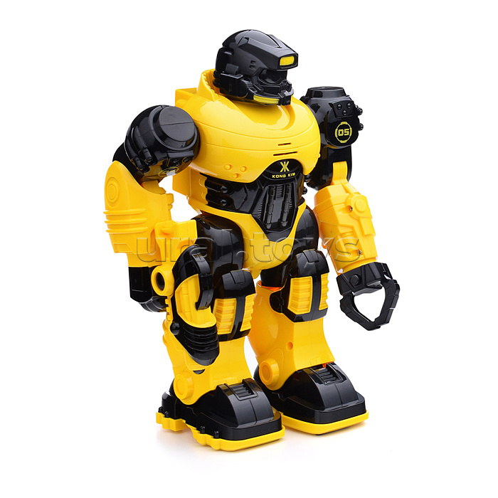 Робот "Болт" на батарейках, в коробке (желтый)