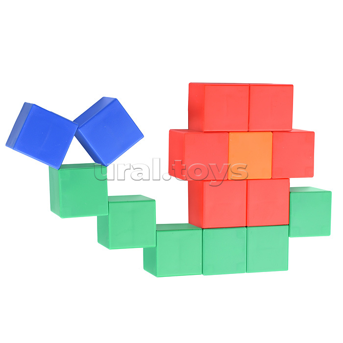Конструктор магнитный "Магический куб" (36 дет.) (4*4*4см) в коробке