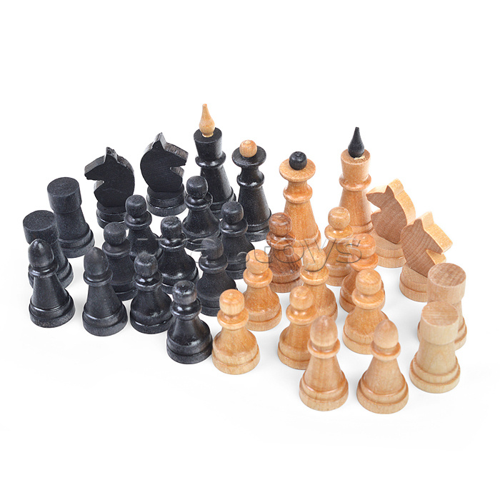 Шахматные фигуры обиходные деревянные "Объедовские"