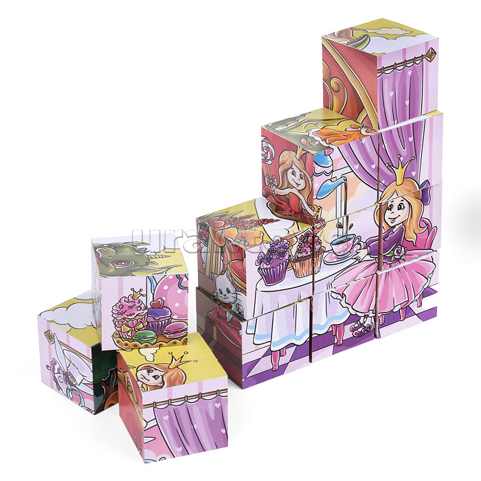 Кубики (12 куб) "Маленькая принцесса"