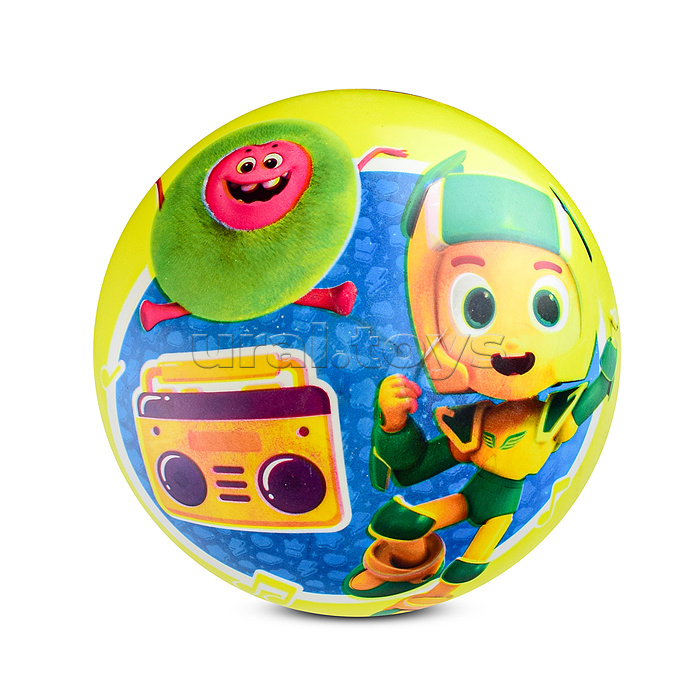 Мяч ПВХ "Геройчики" полноцветн, 23 см, 85 г, сетка и бирка