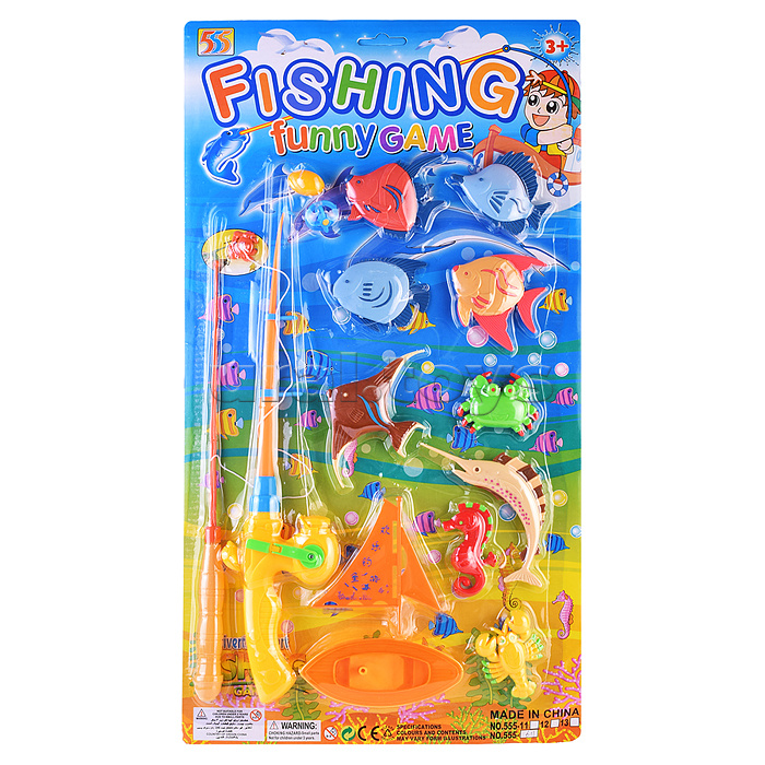 Набор рыбалка "Играем весело" на листе