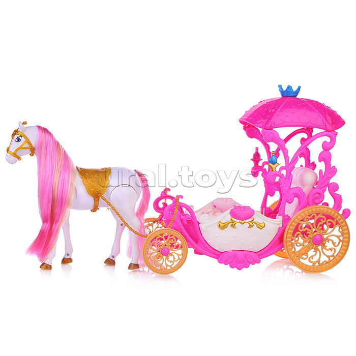 Карета "Нежность" с лошадкой, в коробке