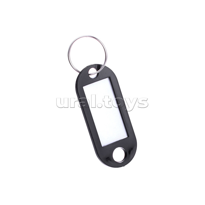 Брелок для ключей "Attomex" непрозрачный пластик, 50x22 мм, размер инфо-окна 30x14 мм, металлическое кольцо, 48 шт в картонной коробке, ассорти