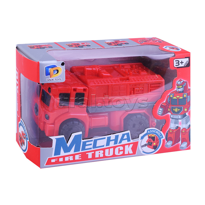 Робот-Машина "Mecha. Пожарная машина" в коробке