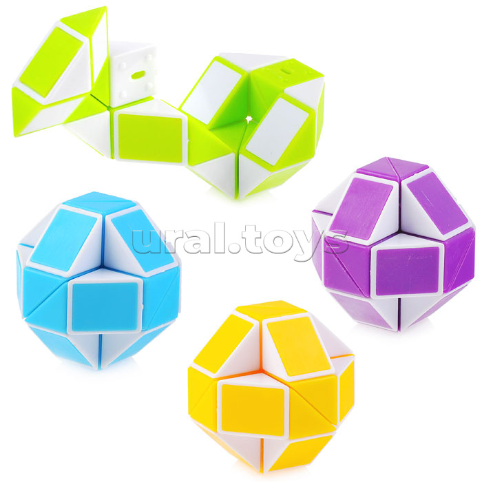 Головоломка для развития логики в виде шара, микс 4 цвета, в пакете