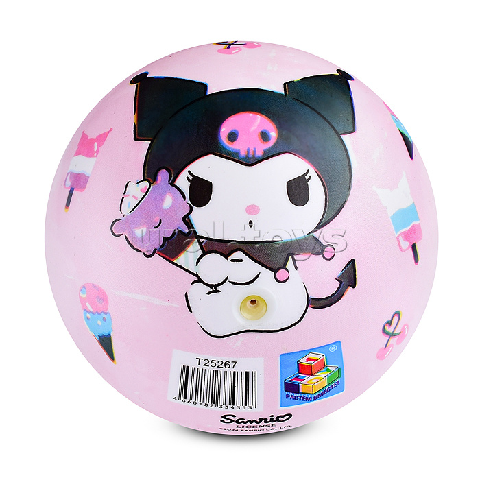 Мяч ПВХ "Hello Kitty" полноцветн, 15 см, 45 г, сетка и бирка