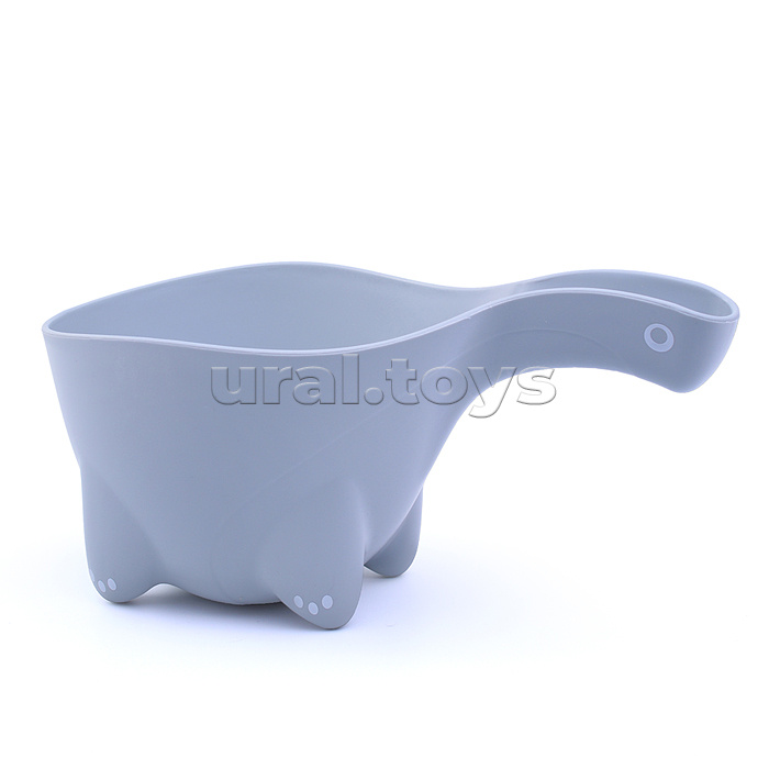 Ковшик для мытья головы Dino Scoop в обечайке.Цвет серый.