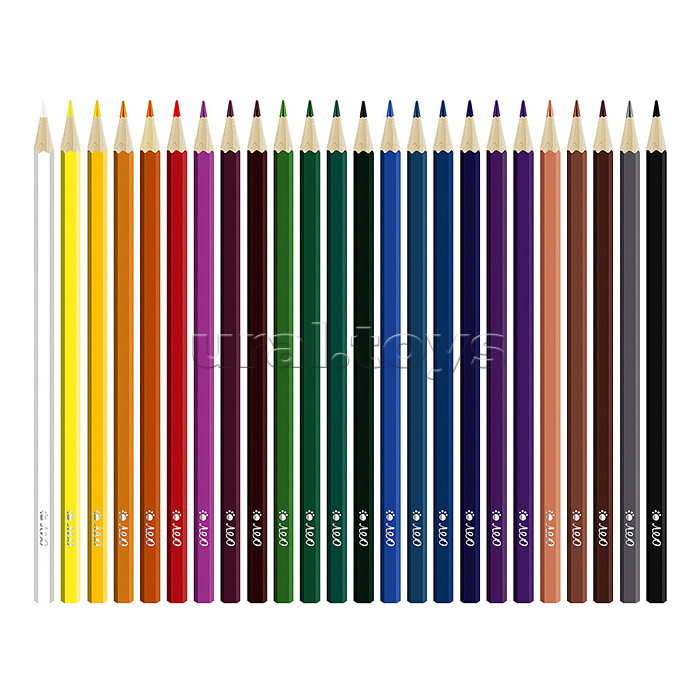 Набор цветных карандашей  24 цв. заточенный
