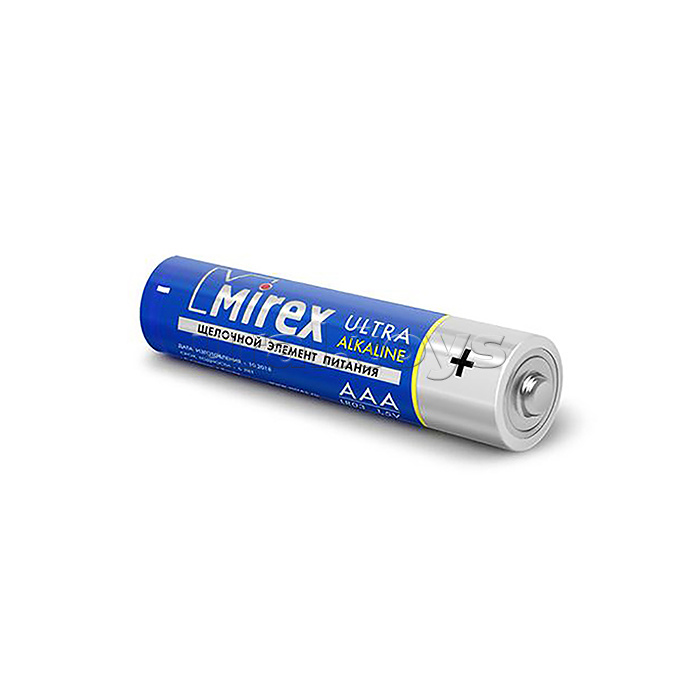 Батарея щелочная Mirex LR03 / AAA 1,5V  60 шт (2/60/1000), shrink