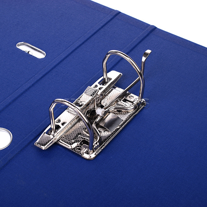 Папка с арочным механизмом A4 50 мм PP двусторонний разобранная, металлическая окантовка, запечатка форзаца, наварной карман с этикеткой, синяя