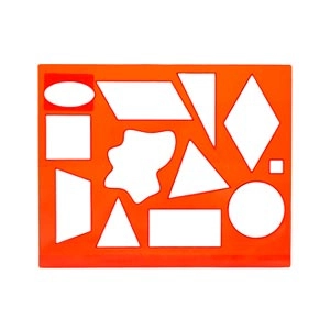 Трафареты геометрические, спирографы